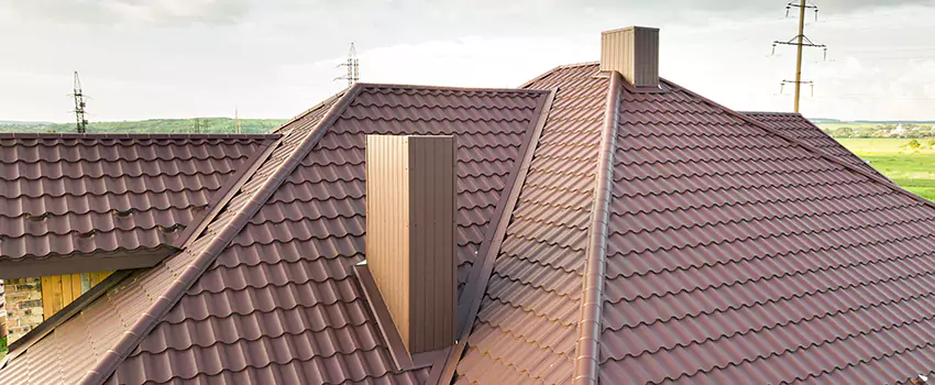 Residential Chimney Flashing Restoration in Wellesley, MA