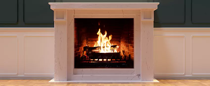 Decorative Electric Fireplace Installation in Wellesley, Massachusetts