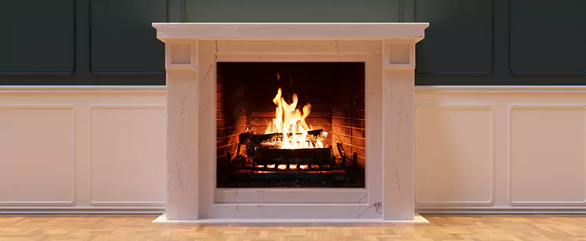 Open Flame Wood-Burning Fireplace Installation Services in Wellesley, Massachusetts