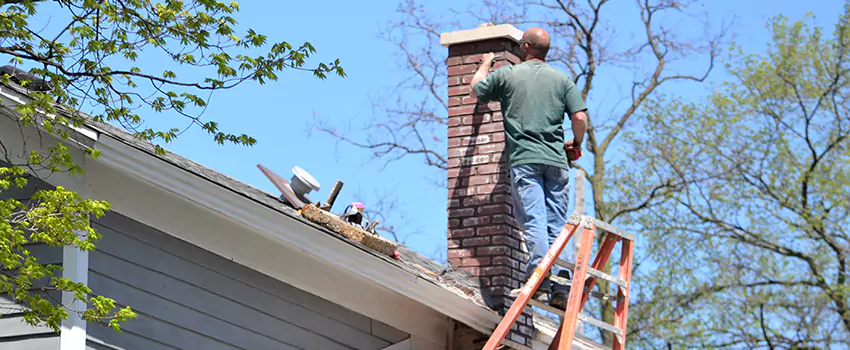 Vinyl and PVC Chimney Flashing Installation in Wellesley, MA