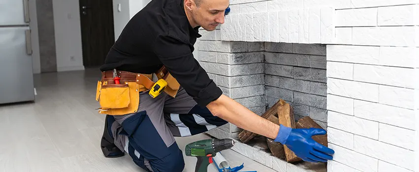 Fireplace Damaged Damper Frame Repair Services in Wellesley, Massachusetts